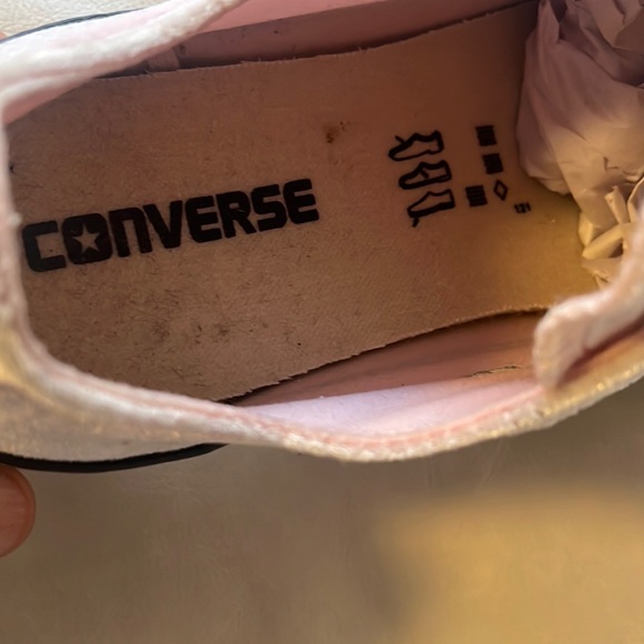 Converse Blush Velvet Sneakers - Picture 7 of 10